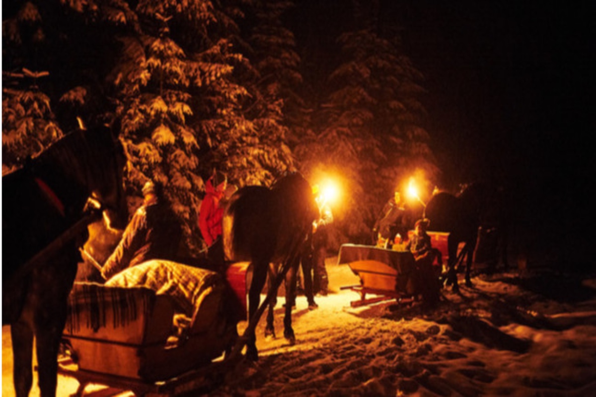 Kulig sylwestrowy w Dolinie Chochołowskiej